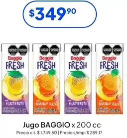 Hergo Baggio jugo oferta
