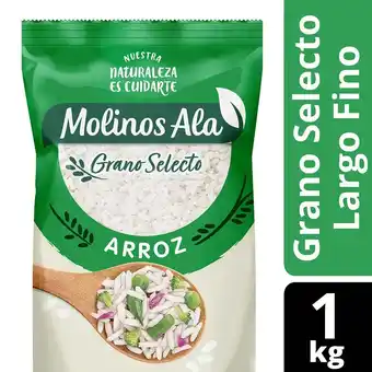 Walmart Arroz Largo Fino Molinos Ala 1 Kg oferta