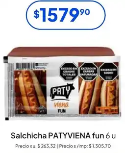 Hergo Patyviena salchicha fun oferta
