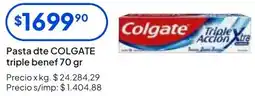 Hergo Colgate pasta dte triple benef oferta