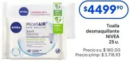 Hergo Nivea toalla desmaquillante oferta