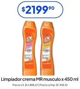 Hergo Limpiador crema MR musculo oferta