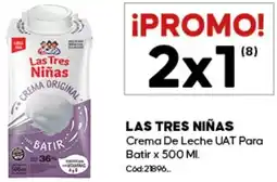 Diarco Las tres niñas crema de leche uat para batir oferta
