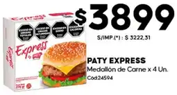 Diarco Paty express medallón de carne oferta