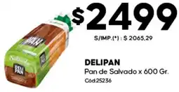 Diarco Delipan pan de salvado oferta