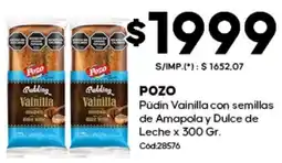 Diarco Pozo púdin vainilla con semillas de amapola y dulce de leche oferta