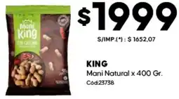Diarco King mani natural oferta