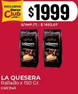 Diarco La quesera rallado oferta