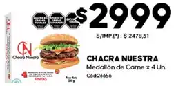 Diarco Chacra nuestra medallón de carne oferta