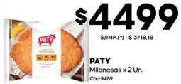 Diarco Paty milanesas oferta