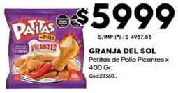 Diarco Granja del sol patitas de pollo picantes oferta