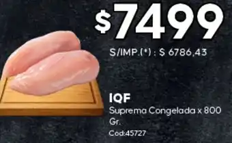 Diarco IQF suprema congelada oferta