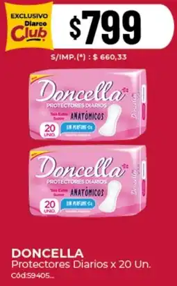 Diarco Doncella protectores diarios oferta