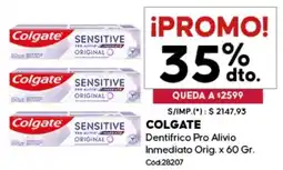 Diarco Colgate dentifrico pro alivio inmediato orig. oferta