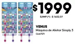 Diarco Venus máquina de afeitar simply 3 oferta