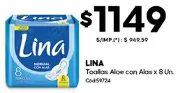 Diarco Lina toallas aloe con alas oferta