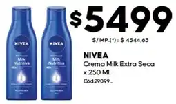 Diarco Nivea crema milk extra seca oferta