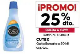 Diarco Cutex quita esmalte oferta