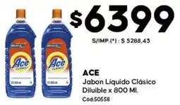 Diarco Ace jabon líquido clásico diluible oferta