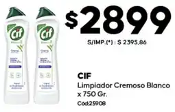 Diarco Cif limpiador cremoso blanco oferta