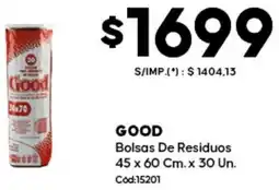 Diarco Good bolsas de residuos oferta