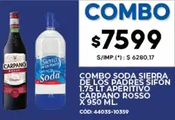 Diarco Combo soda sierra de los padres sifon oferta
