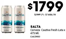 Diarco Salta cerveza cautiva fresh lata oferta