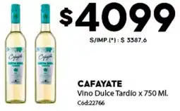 Diarco Cafayate vino dulce tardío oferta