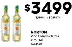 Diarco Norton vino cosecha tardía oferta