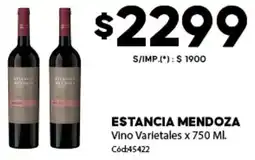 Diarco Estancia mendoza vino varietales oferta