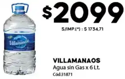 Diarco Villamanaos agua sin gas oferta