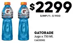 Diarco Gatorade jugo oferta