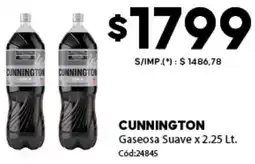 Diarco Cunnington gaseosa suave oferta