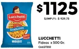 Diarco Lucchetti fideos oferta