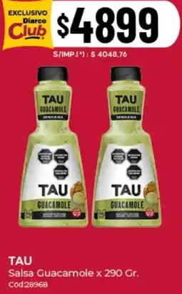Diarco Tau salsa guacamole oferta
