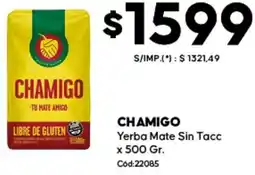 Diarco Chamigo yerba mate sin tacc oferta
