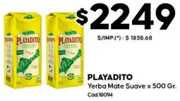 Diarco Playadito yerba mate suave oferta