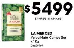 Diarco La merced yerba mate campo sur oferta