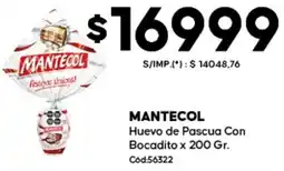 Diarco Mantecol huevo de pascua con bocadito oferta