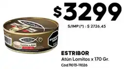 Diarco Estribor atún lomitos oferta
