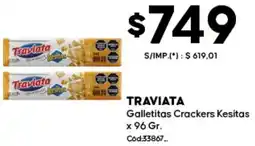 Diarco Traviata galletitas crackers kesitas oferta