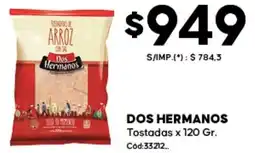 Diarco Dos hermanos tostadas oferta