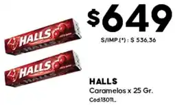 Diarco Halls caramelos oferta