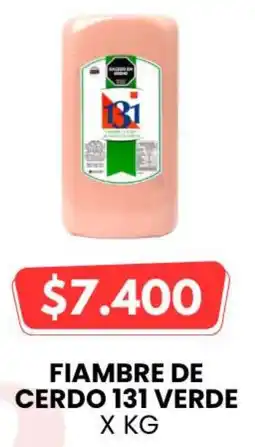 Autoservicio Capo 131 fiambre de cerdo verde oferta