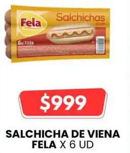 Autoservicio Capo Fela salchicha de viena oferta