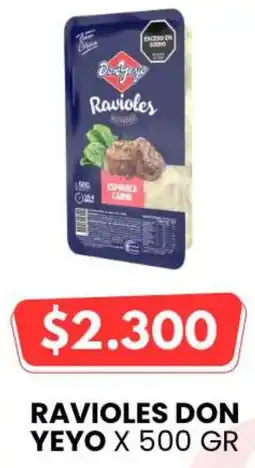 Autoservicio Capo Ravioles don yeyo oferta
