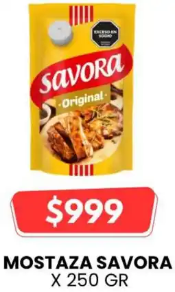 Autoservicio Capo Savora mostaza oferta