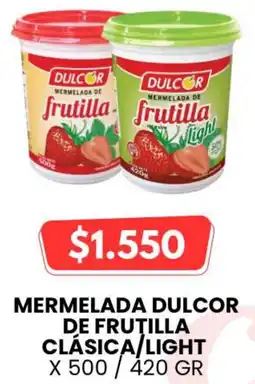 Autoservicio Capo Dulcor mermelada de frutilla clásica/light oferta