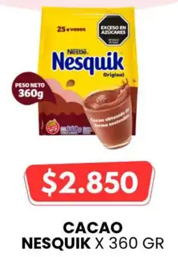 Autoservicio Capo Nestlé cacao nesquik oferta