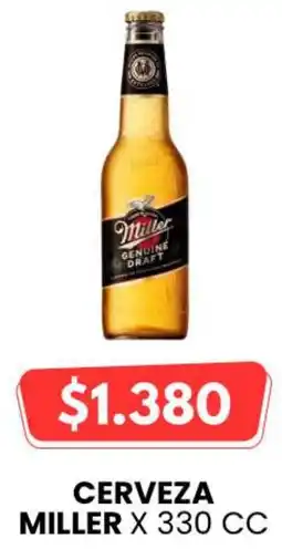 Autoservicio Capo Miller cerveza oferta